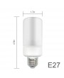 Tomshine E27 LED Flame Flickering Effect Fire Light Bulb