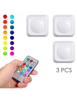 4.5V 1W  RGB Color Changing LED Puck Lights