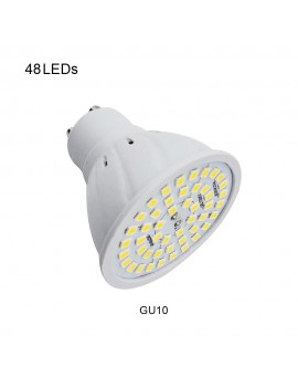 220V GU10 LED Lamp Spotlight Bulb Corn Light 48 LEDs Light Bulb LED Spot light Warm White Light