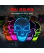 Halloween Party Mask LED Scary Flash Mask EL Line Light Mask Cosplay Mask Party Clothing Mask Supplies Multi-color Optional