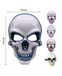 Halloween Party Mask LED Scary Flash Mask EL Line Light Mask Cosplay Mask Party Clothing Mask Supplies Multi-color Optional