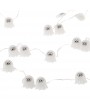 Halloween Ghost String Light 40 LEDs 3m/10ft Battery-operated Fairy Lamp for Indoor Outdoor Halloween Decoration