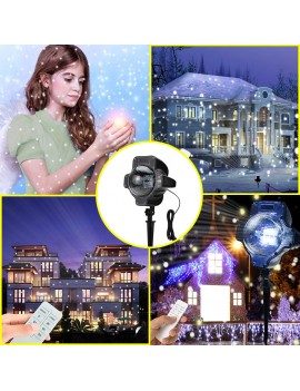 Tomshine IP44 Water-resistance LED Snowflake Projector Timing Light