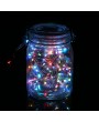 Tomshine 10M/33FT 100LEDs Starry Copper Wire String Extra Thin Bendable Flexible Multicolored Flashing Light Strip Christmas Holiday Festival Decorations US Plug