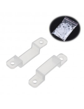 Translucent Fastener Clips Flexible Mounting Fixer for Fixing LED Strip Lights  5050 5730 3528 2835