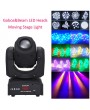 90W LEDs Heads Moving Stage Light DMX512 Master-slave Sound Activated Auto-run 9/11 Channels Rotating 8 Patterns 14 Colors Changing Stage Lamp for DJ Disco Club Wedding Party Dance Bar Lighting