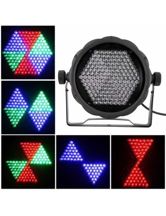 AC90-240V 25W 169 RGB LEDs Effect Light DMX512 Voice-control Stage   Lighting Disco DJ KTV Bar Party Show