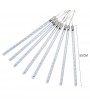 50CM LED Meteor Shower Lights Falling String Lights Waterproof Xmas Decoration Light Icicle Snow Raindrop Outdoor Lamp for Wedding Party Christmas