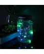 Mason Jar Solar Lantern Lights Waterproof 20LEDs Lid Lamp Starry Fairy Light Creative Copper Wire String Outdoor Decor Patio Garden Decor 2m 20LED