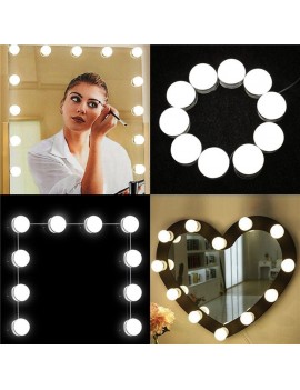 10Pcs Make Up Mirror Lights LED Vanity Mirror Bulb Dimmable Lamp