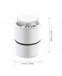 USB 5V Direct Powered Mosquito Killer Lamp LEDS UV Silent Insect-trap Light with Suction Fan Electric Fly Bug Catcher Anti-mosquito Dispeller