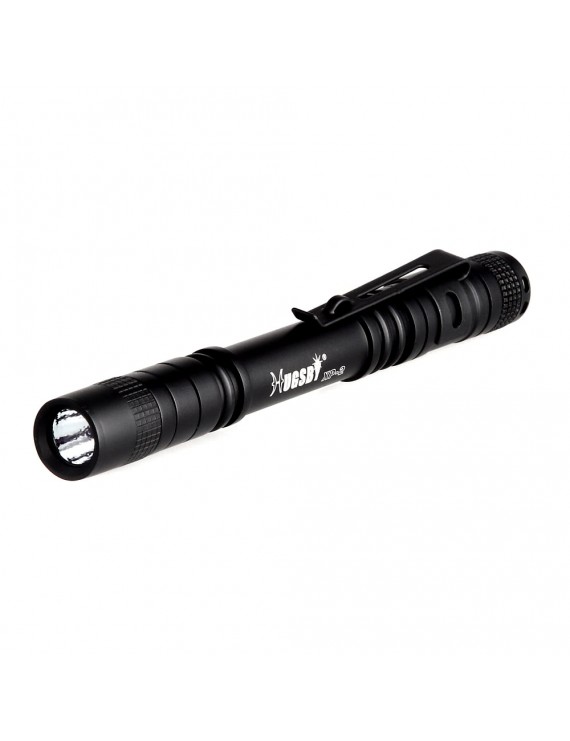 13.3cm Mini AAA LED Flashlight Pocket Torch Light 120LM 1 Switch Mode