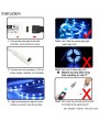 5M Smart WIFI Control Color Changing LED 5050 RGB Light Strips Compatible with Amazon Alexa Sync to Music for Rooms Party Bar Decoration Nonwaterproof