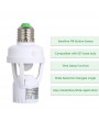 Sensitive PIR Motion Sensor E27 LED Bulb Base Socket Infrafed Automatic  Light Lamp Holder Switch for Walk-in Closet Laundry Room Garage Bathroom Aisle Stair