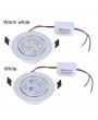 9W LED Downlight Ceiling Lamp Spot Light Recessed AC85-265V Lamp + LED Driver for Home Illumination (White)